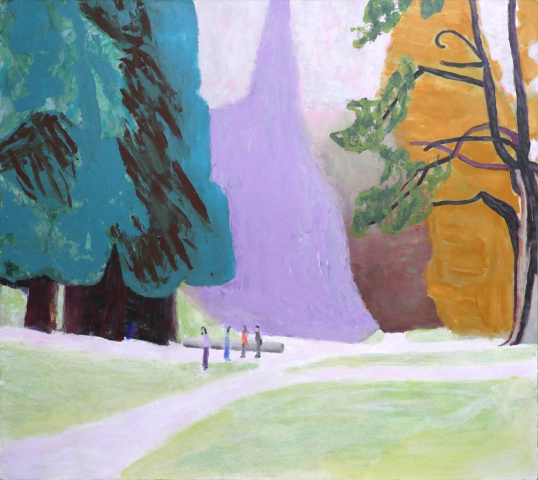 The meadow at Joaquin Miller Park in the Oakland Hills