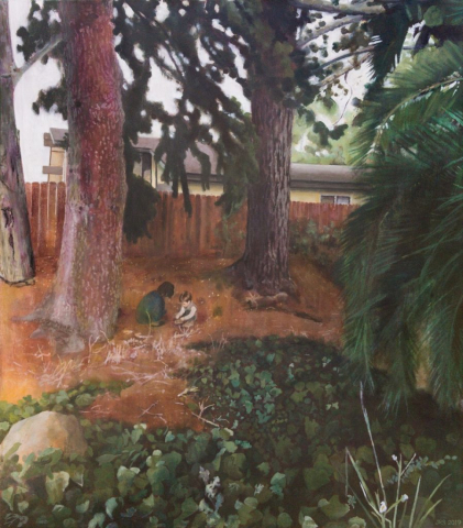 Acrylic painting in Pinole